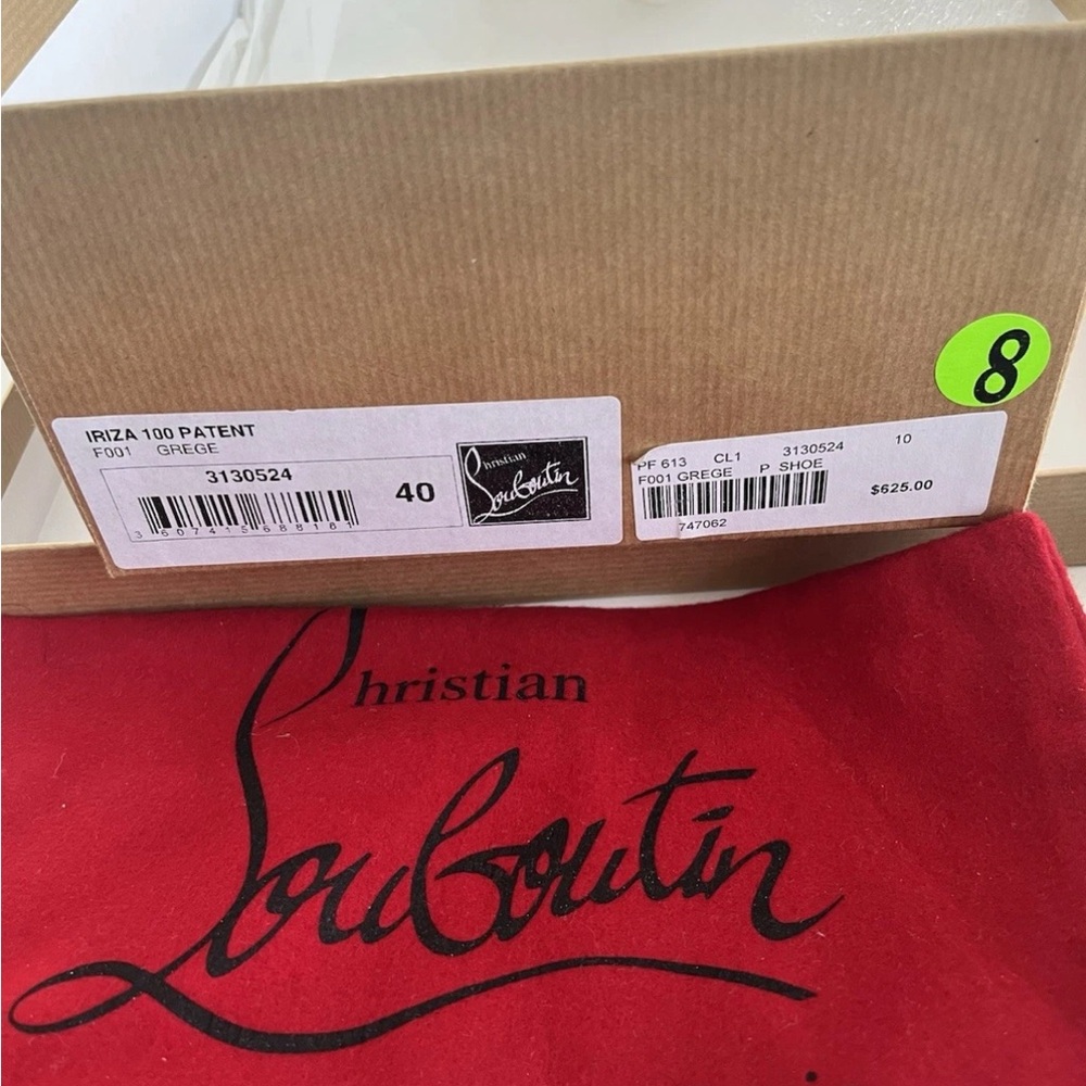 Christian Louboutin Green Heels Elegant Design - Picture 7 of 7